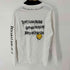 レフラー Leflah スマイルバックプリントクルーネック長袖Tシャツ メンズ JPN:L
