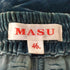 エムエーエスユー MASU 23AW VELVET ZIPPER EASY PANTS メンズ 46