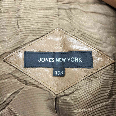 ジョーンズニューヨーク JONES NEW YORK 本革 テーラードジャケット メンズ 40R