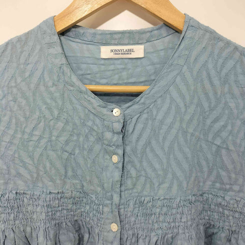 アーバンリサーチサニーレーベル URBAN RESEARCH Sonny Label コットンリーフ柄カットドビーワンピース レディース FREE