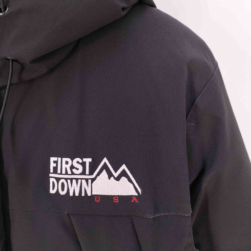 ファーストダウン FIRST DOWN 別注 パネルショートダウン ジャケット メンズ import:S