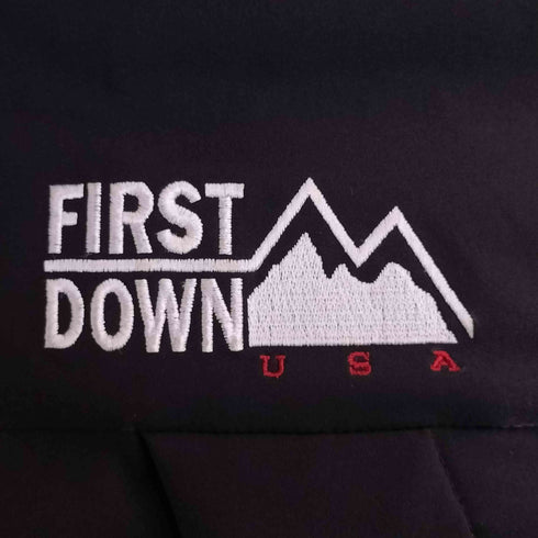 ファーストダウン FIRST DOWN 別注 パネルショートダウン ジャケット メンズ import:S