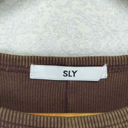 スライ SLY REMAKE RIB CUT ロングワンピース レディース FREE