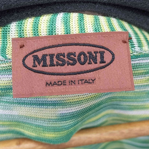 ミッソーニ MISSONI イタリア製 総柄カーディガン&タンクトップ レディース 44