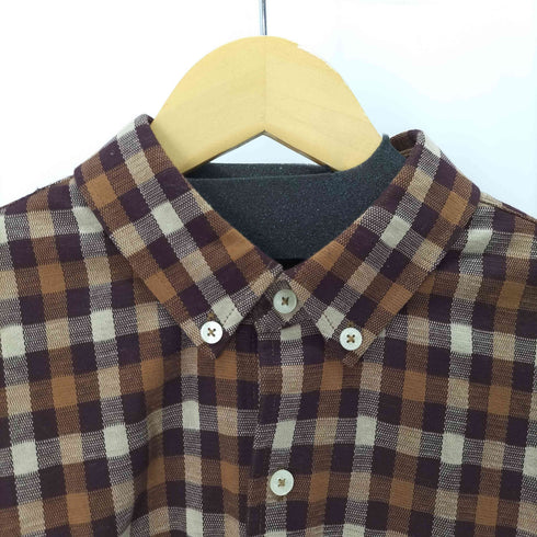 ラコステ LACOSTE REGULAR FIT ジャージネルチェックシャツ メンズ 41 M/L