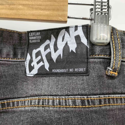 レフラー Leflah ダメージ加工リメイクデニム メンズ XXL