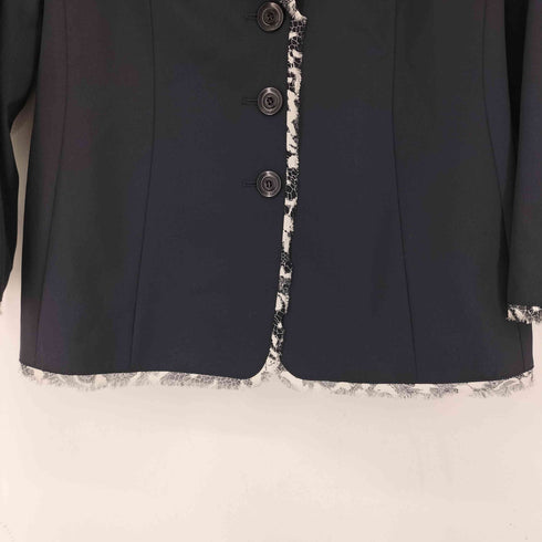 エスカーダ ESCADA レース使い テーラードジャケット レディース 40