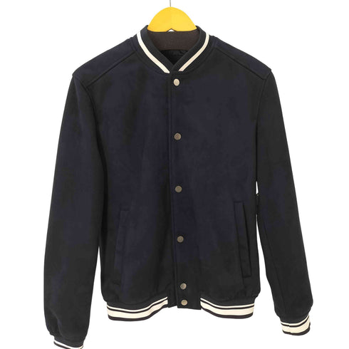 ザラ ZARA BASEBALL JACKET フェイクスウェードスタジャン メンズ JPN:M