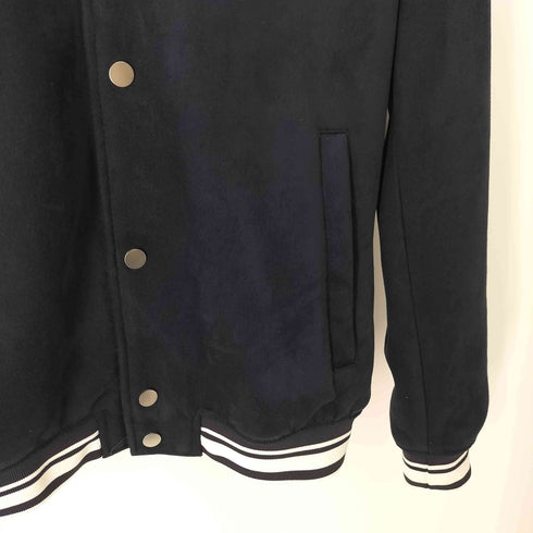 ザラ ZARA BASEBALL JACKET フェイクスウェードスタジャン メンズ JPN:M