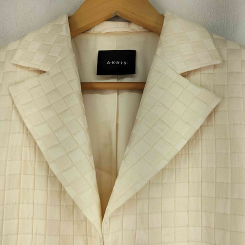 AKRIS シルクウールテーラードジャケット レディース