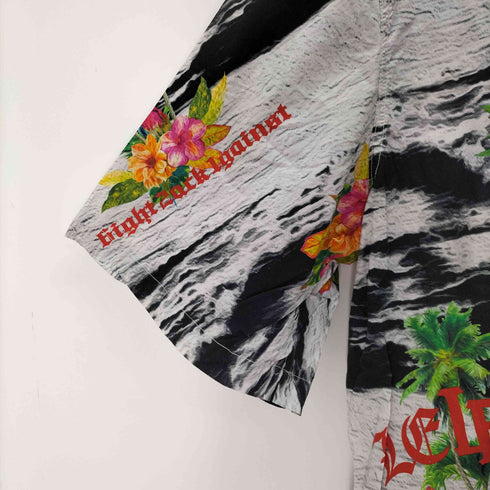 レフラー Leflah ハワイアンパターンアロハシャツ メンズ JPN:XL