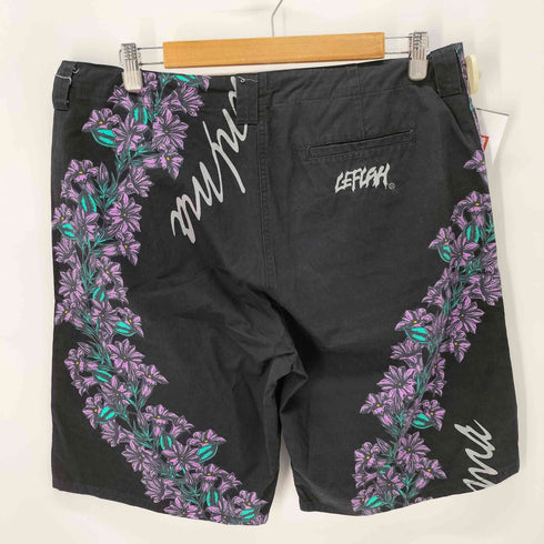 レフラー Leflah りんどう柄ハーフパンツ メンズ JPN:XL