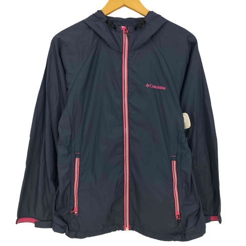 コロンビア Columbia 00s ジップアップナイロンジャケット マウンテンパーカー レディース import:M