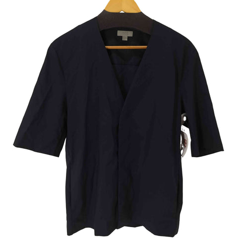 コス COS ウール比翼ノーカラージャケット レディース import:M