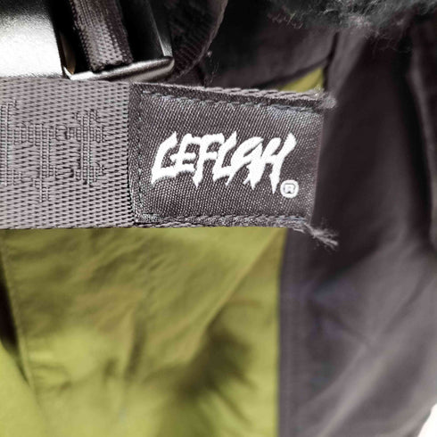 レフラー Leflah バイカラーナイロンカーゴパンツ メンズ JPN:XL