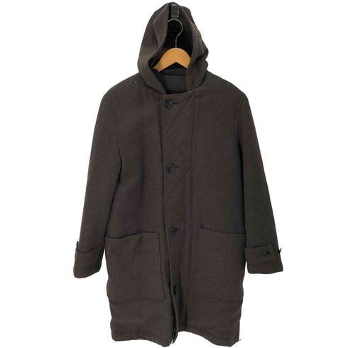 ユニクロアンドルメール UNIQLO AND LEMAIRE LEMAIRE フーデットシングルコート メンズ JPN:S