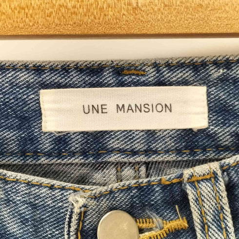 ユヌマンション UNE MANSION サイドデザインデニムパンツ レディース