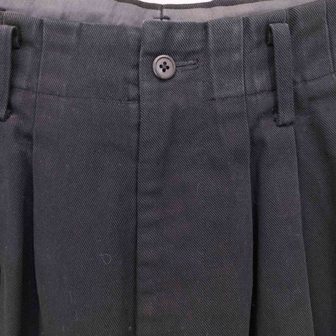 ワイズフォーメン Ys for men 90s 茶タグ 3タック ツイルワイドパンツ メンズ