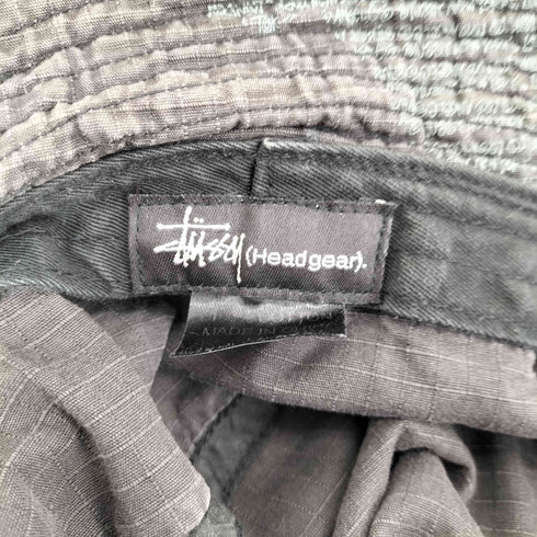 ステューシー Stussy HEAD GEAR 00S リップストップ バケットハット メンズ L/XL
