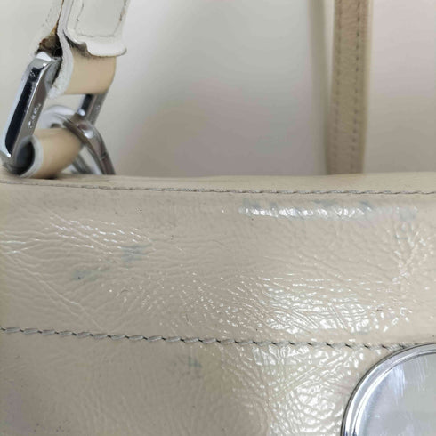 ロンシャン LONGCHAMP 裏地パイソン 2way ロゴデザインエナメルバッグ レディース