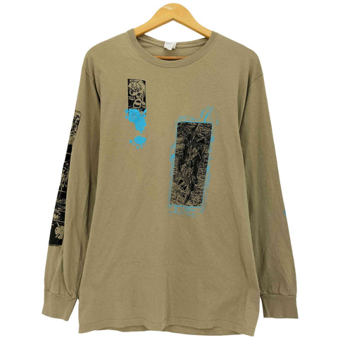 フルーツオブザルーム FRUIT OF THE LOOM イラストプリント ロングスリーブTシャツ 長袖 メンズ JPN:M