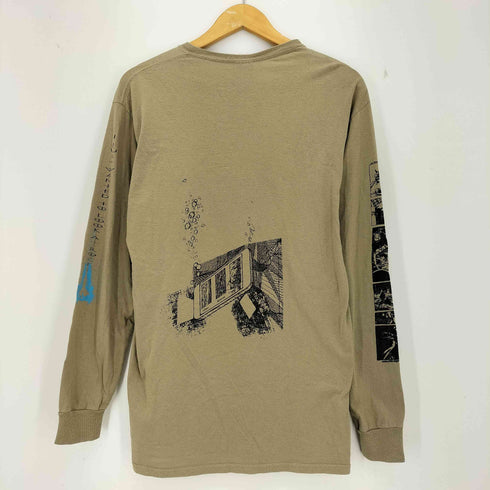 フルーツオブザルーム FRUIT OF THE LOOM イラストプリント ロングスリーブTシャツ 長袖 メンズ JPN:M