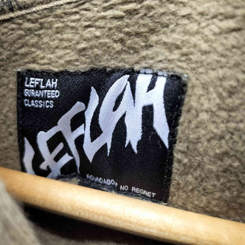 レフラー Leflah フロントロゴ プルオーバーパーカー メンズ JPN:XL