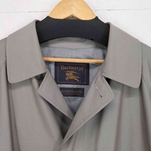 バーバリーズ BURBERRYS PRESTIGE COLLECTION ウールシルク ステンカラーコート WOOL&SILK メンズ 165