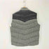 ハリスツイード Harris Tweed R.J.B STEADY BLUE ラムレザー 切替 ダウンベスト メンズ 40