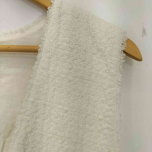 スピックアンドスパン Spick and Span Italian fabric ツイードベスト レディース ONE SIZE