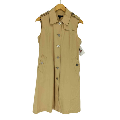 バーバリーロンドン BURBERRY LONDON ノースリーブトレンチコート MADE IN ITALY レディース US8