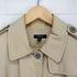 バーバリーロンドン BURBERRY LONDON ノースリーブトレンチコート MADE IN ITALY レディース US8