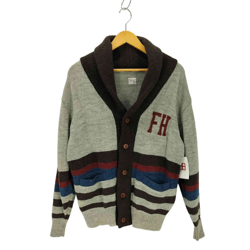 ザフラットヘッド the flat head ボーダー ウールカーディガン メンズ JPN:L
