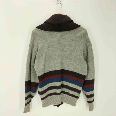 ザフラットヘッド the flat head ボーダー ウールカーディガン メンズ JPN:L