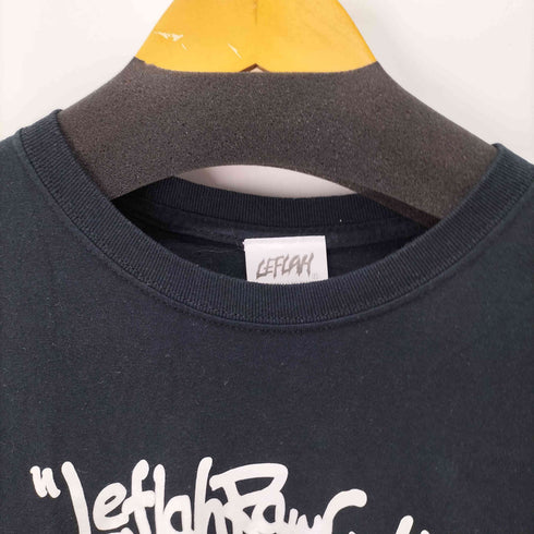 レフラー Leflah 両面プリント クルーネック半袖Tシャツ メンズ JPN:L