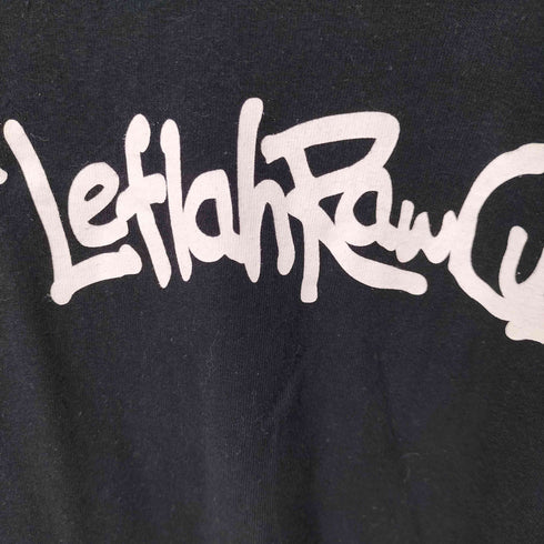 レフラー Leflah 両面プリント クルーネック半袖Tシャツ メンズ JPN:L