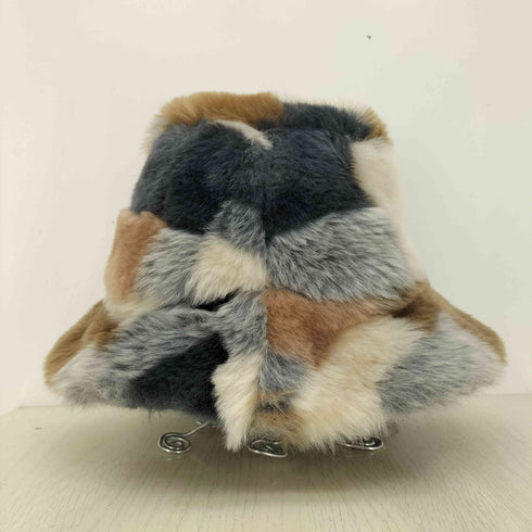 HEATHER BRENNAN EVANS / PATCHWORK FUR HAT レディース