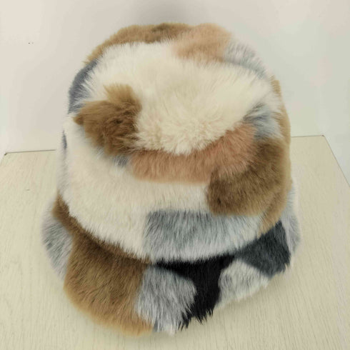 HEATHER BRENNAN EVANS / PATCHWORK FUR HAT レディース
