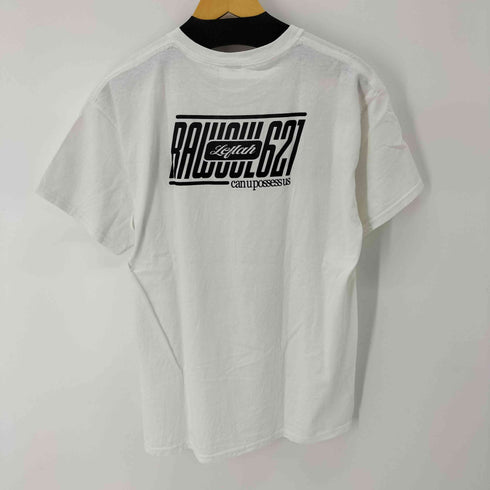 レフラー Leflah 両面プリント クルーネック半袖Tシャツ メンズ JPN:L