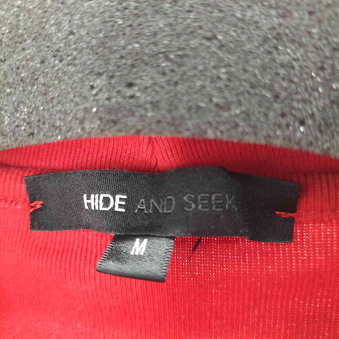 ハイドアンドシーク HIDE AND SEEK フロントデザイン S/S Tシャツ レディース import:M