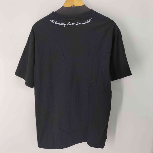 レフラー Leflah 両面プリント クルーネック半袖Tシャツ メンズ JPN:XL