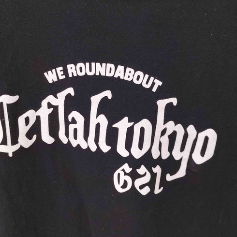 レフラー Leflah 両面プリント クルーネック半袖Tシャツ メンズ JPN:XL