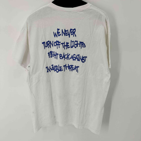 レフラー Leflah 両面プリント クルーネック半袖Tシャツ メンズ JPN:XL