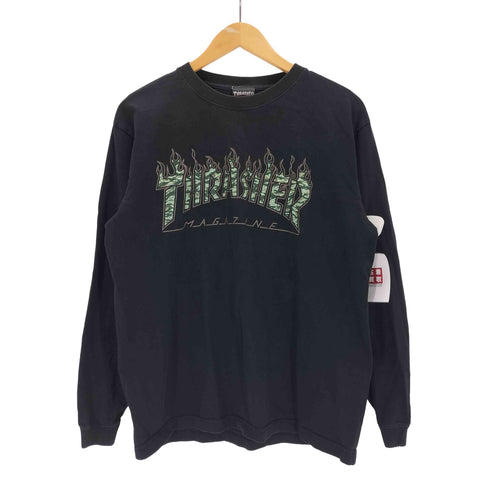 スラッシャー THRASHER ファイヤーパターン 長袖カットソー メンズ JPN:L