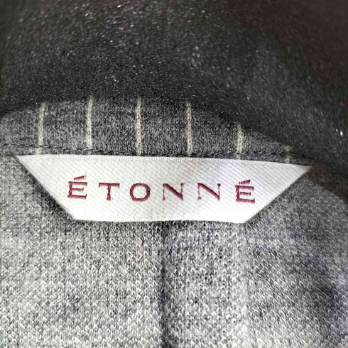 エトネ Etonne ストライプ ウール ダブルジャケット メンズ JPN:S