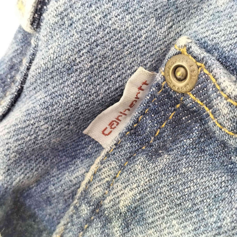 カーハート Carhartt Relaxed Fit メキシコ製 ストレートデニムパンツ メンズ 32×32