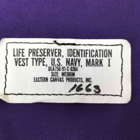 ユーエスネイビー U.S.NAVY 90S LIFE PRESERVER VEST メンズ medium