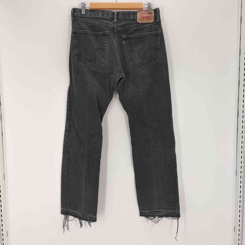リーバイス Levis straight fit 505 ブラックデニム メンズ 32×30
