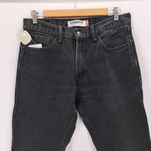 リーバイス Levis straight fit 505 ブラックデニム メンズ 32×30