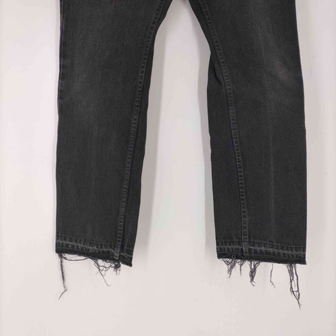 リーバイス Levis straight fit 505 ブラックデニム メンズ 32×30